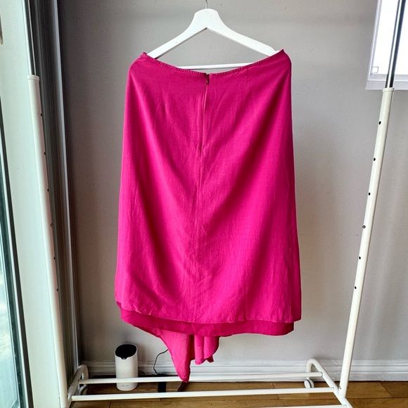 Gianfranco Ferre Designer Draped Y2K Magenta Maxi Skirt, 8 - Picture 4 of 13
